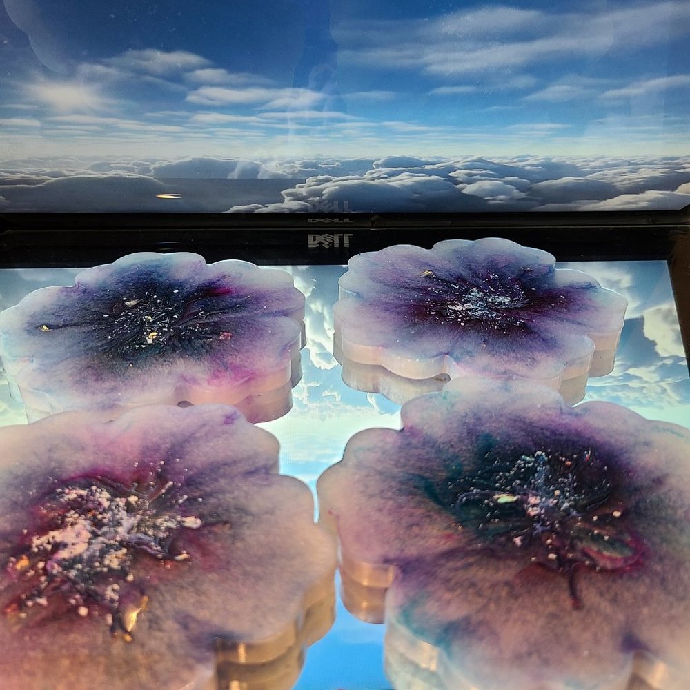 Flower Coasters Set of 4